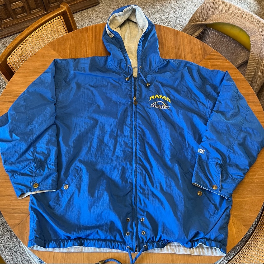 Vintage 1996 St Louis Rams NFL Reversible Lee Sport Jacket